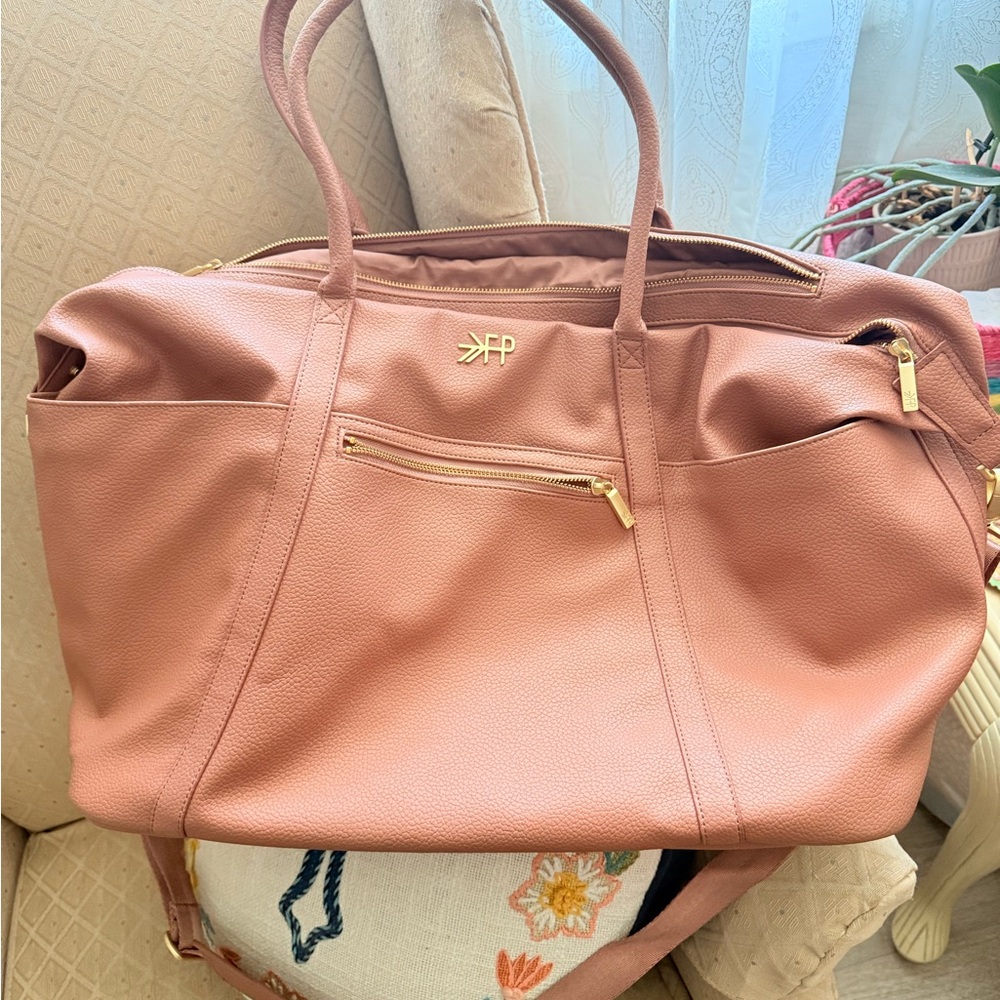 Freshly Picked Dusty Rose Gold pink Travel Bag weekender
